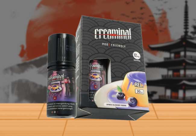 Japanese blueberry puding